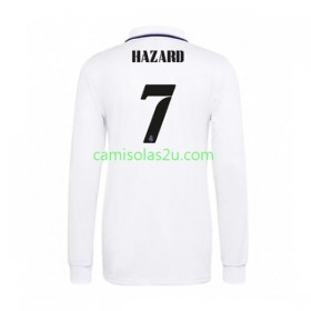 Camisolas de futebol Real Madrid Eden Hazard 7 Equipamento Principal 2022/23 Manga Comprida